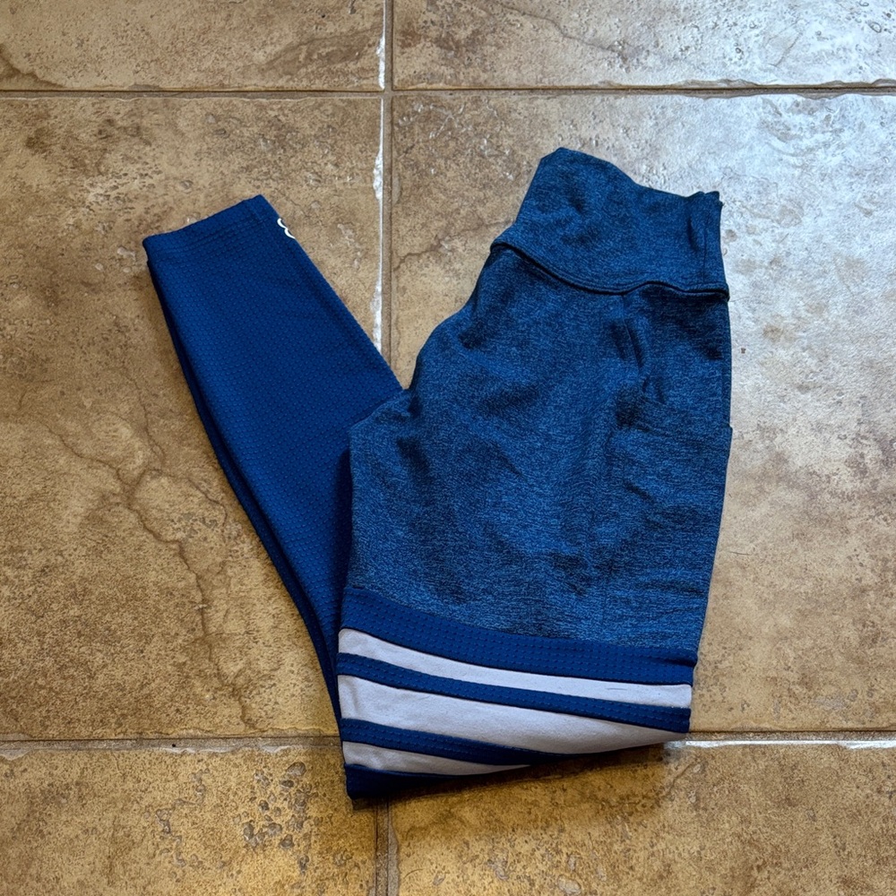 Blue Bombshell leggings,xs - Picture 3 of 10
